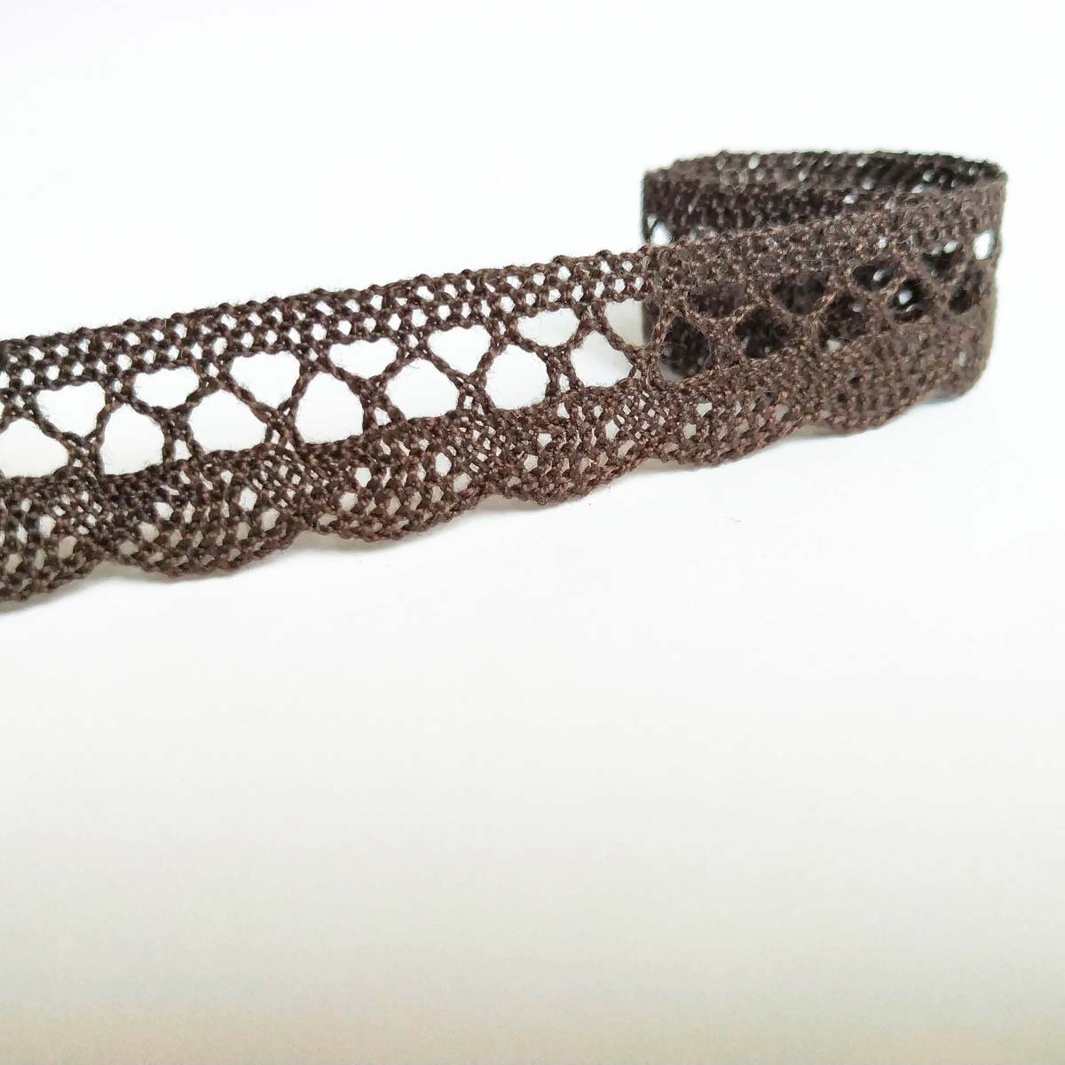 75428-065 Мереживо 75428 065, коричневе - Зображення 1