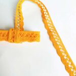 Мереживо 75428 071, темно-жовте