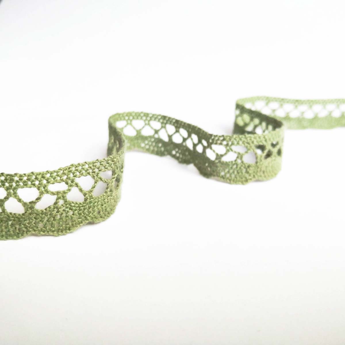 75428-124 Мереживо 75428 124, оливкове - Зображення 1