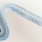 Мереживо 75428 363, блакитне - Зображення 2