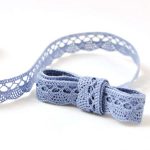 Мереживо 75428 016, блакитне, волошкове