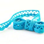 Мереживо 75428 184, яскраво блакитне