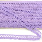 Мереживо 75428 397, пурпурне - Зображення 2
