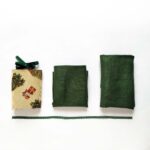 Заготовка для новорічної подушки гобел і льон - Зображення 2