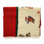 Заготовка для новорічної подушки гобел і льон