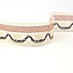 Мереживо 75005 234, екрю/терракот/коричневий - Зображення 2