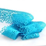 Мереживо 75037 184, блакитне - Зображення 2