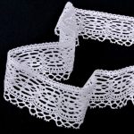 Мереживо 75037 000, біле - Зображення 2