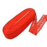 Мереживо 75038 083, червоне - Зображення 2