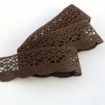 Мереживо 75077 065, коричневе