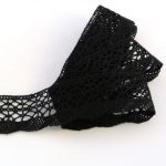 Мереживо 75077 100, чорне