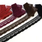 Мереживо 75077 065, коричневе - Зображення 2