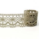 Мереживо 75238 21396, льон сірий - Зображення 3