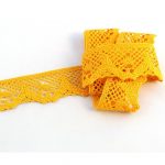 мереживо 75261 071 темно жовте гірчичне