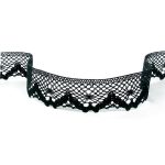 Мереживо 75261 100, чорне - Зображення 3
