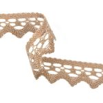 Мереживо 82352 185, темно-бежеве - Зображення 2
