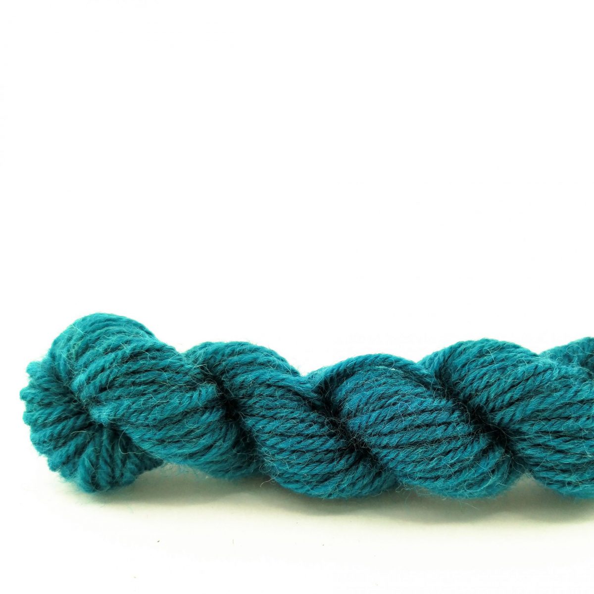 Нитка для вишивання вовняна НВ220, зелено-блакитна - Зображення 2