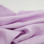 Лляна тканина 2с64/160 ніжно-лавандова пастельна, сорочкова - Зображення 2