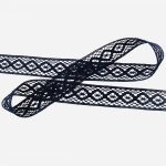 Мереживо 75250 085, темно-синє, 32 мм - Зображення 3