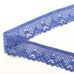 Мереживо 75261 016, блакитне, волошкове, 40 мм - Зображення 2