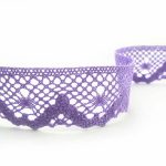 Мереживо 75261 397, пурпурне, 40 мм - Зображення 2