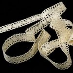 Мереживо 75391 200, суровий, нефарбоване, 18 мм - Зображення 2