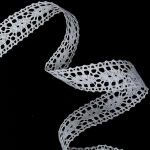 Мереживо 75393 21354, льон вибілений, 22 мм - Зображення 2