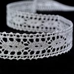 Мереживо 75393 21354, льон вибілений, 22 мм