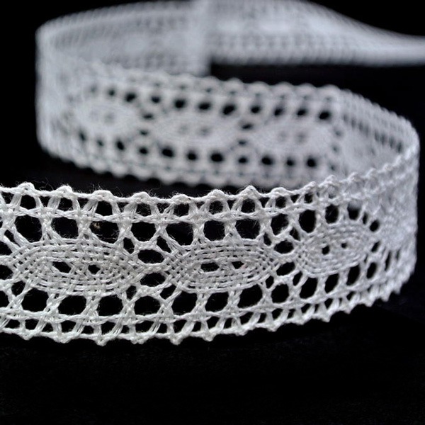 75393-21354-4 Мереживо 75393 21354, льон вибілений, 22 мм