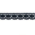 Мереживо 75394 100, чорне, 25 мм - Зображення 2