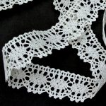 Мереживо 75394 21354, льон вибілений, 25 мм