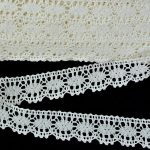 Мереживо 75394 21354, льон вибілений, 25 мм - Зображення 2