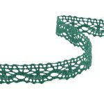 Мереживо 75395 073, темно-зелене, 16 мм