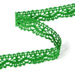 Мереживо 75395 183, зелений, трав'яний, 16 мм