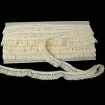 Мереживо 75411 200, сурове, нефарбоване, на резинці, 18 мм - Зображення 3