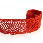 Мереживо 75414 083, червоний, 55 мм