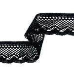 Мереживо 75414 100, чорне, 55 мм - Зображення 3