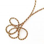 Тасьма металізована 1,65 мм, золото, червоний, зелений