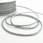 Шнур кручений металізований 3 мм, золото/срібло - Зображення 4