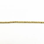 Шнур кручений металізований, золото/срібло - Зображення 3