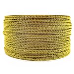 Шнур кручений металізований (ліонська пряжа) 1,5 мм, золотий - Зображення 2