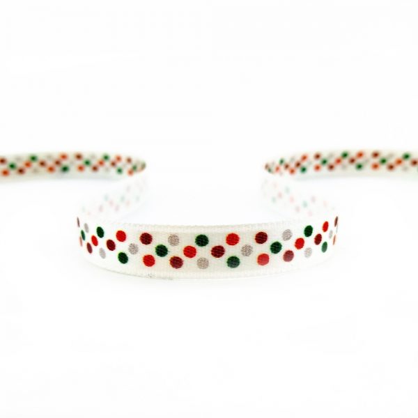 Стрічка з друком святкова кольорова