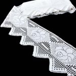 Мереживо 75058 000, біле,120 мм