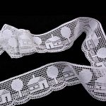 Мереживо 75157 000, біле, 73 мм - Зображення 2