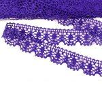 Мереживо 75088 345, фіолетовий, бузковий, 27 мм