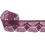 Мереживо 75098 018, фіолетовий, сливовий, 45 мм