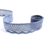 Мереживо 75414 016, блакитний, волошковий, 55 мм