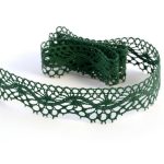 Мереживо 75416 073, темно-зелене, 27 мм