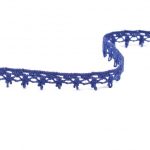 Мереживо 75535 074, темно-синє, 12 мм