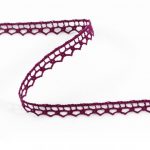 Мереживо 82195 018, фіолетовий, сливовий, 10 мм